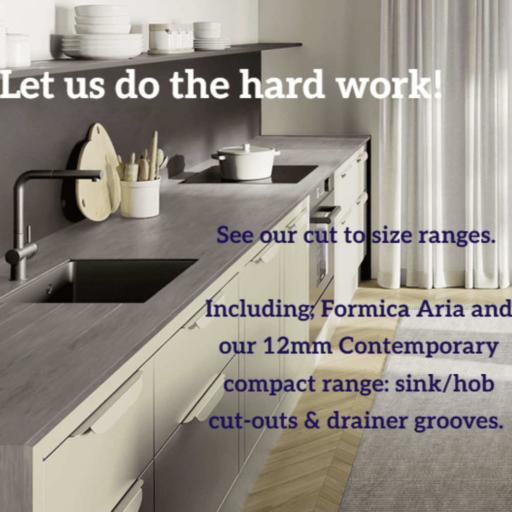 Cut to size and made to order worktops